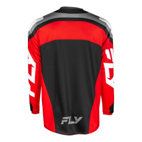 dres F-16, FLY RACING - USA 2025 (čierna/červená/biela, veľ. 2XL)_thumb2