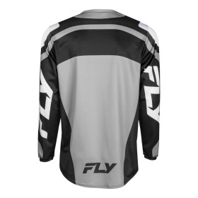 dres F-16, FLY RACING - USA 2025 (šedá/čierna/biela, veľ. 2XL)_thumb2