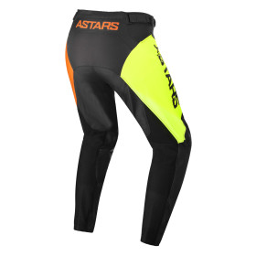 nohavice RACER COMPASS, ALPINESTARS (čierna/žltá fluo/korálová, veľ. 32)_thumb2