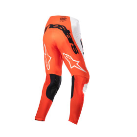 nohavice SUPERTECH WARD, ALPINESTARS (biela/oranžová, veľ. 36)_thumb2