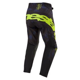 nohavice TECHSTAR RANTERA, ALPINESTARS (čierna/modrá/žltá fluo, veľ. 32)_thumb2