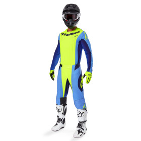 nohavice TECHSTAR MELT, ALPINESTARS (žltá fluo/modrá, veľ. 32)_thumb4