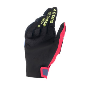 rukavice TECHSTAR, ALPINESTARS (svetlo modrá/červená/žltá fluo/čierna, veľ. M)_thumb2