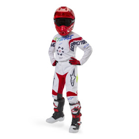 nohavice RACER HANA, ALPINESTARS, detské (biela/multicolor, veľ. 22)_thumb3