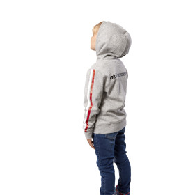 mikina KIDS RACEY HOODIE, ALPINESTARS, detská (šedá/červená, veľ. M)_thumb4