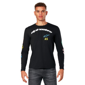 tričko BRUNDO CSF dlhý rukáv, ALPINESTARS (čierna, veľ. XL)_thumb3