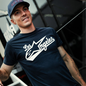 tričko LOS ANGELES TEE, ALPINESTARS (čierna, veľ. M)_thumb4