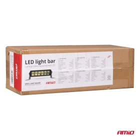 AMiO Pracovné panelové svetlo LED BAR AWL70 60W 6500K 8000lm 30cm 12V 24V_thumb14