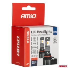 AMIO LED žiarovka hlavného svietenia Hybrid séria HIR2 12V 60W 6000K Canbus_thumb5