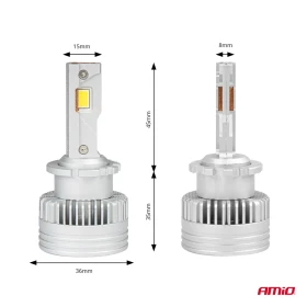 AMIO LED žiarovky hlavného svietenia D2S D2R D4S D4R X AllinOne canbus 6000K_thumb5
