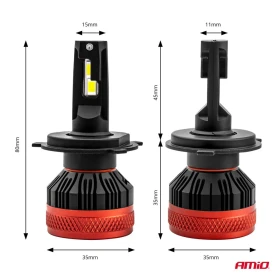 AMIO LED žiarovky hlavného svietenia H4 X3 Series_thumb4