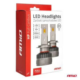 AMIO LED žiarovky hlavného svietenia HP Full Canbus H3 12V 24v 6500k_thumb7