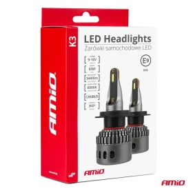 AMIO LED žiarovky hlavného svietenia K3 H7 12V 6000K Canbus_thumb5