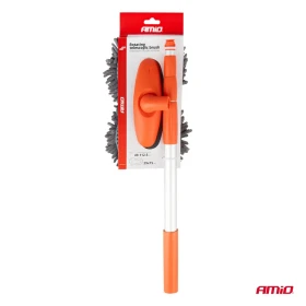 AMIO Teleskopická rotačná kefa na umývanie auta oranžová_thumb9
