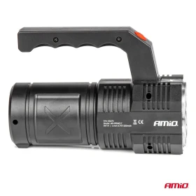 AMIO LED pracovná baterka 4LED + COB 1200mAh_thumb5