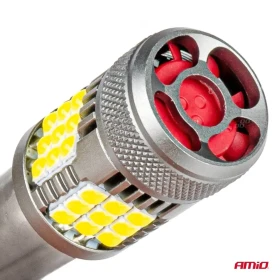 AMIO LED žiarovky CANBUS PRO series BA15S P21W R10W R5W 36x3030 SMD FAN White 12V/24V_thumb5