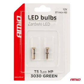 AMIO LED žiarovky STANDARD Green T5 12V 3030 1LED HP_thumb5