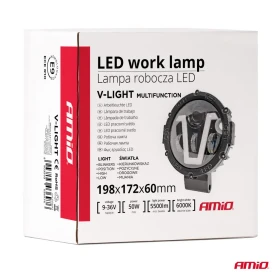 AMIO Pracovné LED svetlo Multifunction 9-36V 50W_thumb6