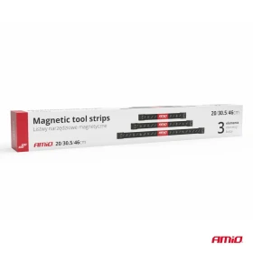 AMIO Magnetické držiaky na náradie 1x20cm 1x30,5cm 1x46cm sada_thumb10