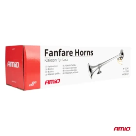 AMIO Klaksón fanfára chróm 640 mm 12V 24V_thumb5