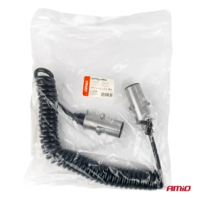 AMIO Špirálový kábel sivý TIR 2x 7 PIN typ N 5m 24V_thumb4