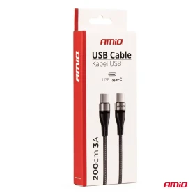 AMIO Kábel USB-C+USB-C 200 cm FullLINK UC-18_thumb6