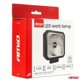 AMIO LED pracovné svetlo biele 30W COMBO 12/24V_thumb8