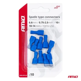 AMIO Elektrické konektory izolované – samica (násuvka) 6.6mm 0,75-2,5mm2 15A 10ks_thumb4