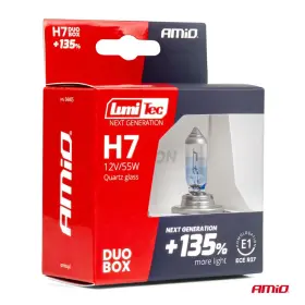 AMIO Halogenové žiarovky H7 12V 55W LumiTec NEXT GENERATION +135% DUO_thumb5