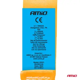 AMIO Upínacie pásy s račňou 1500/750kg 50mm 4,5m J-TYPE_thumb6