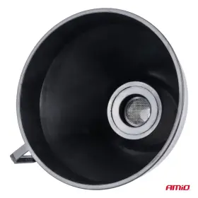 AMIO Flexibilný čierny univerzálny lievik so sitkom 16cm_thumb3