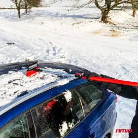 AMIO Veľká teleskopická kefa na sneh so škrabkou na ľad a stierkou 98-134cm_thumb4
