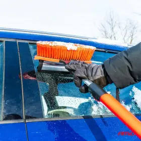 AMIO Veľká teleskopická kefa na sneh so škrabkou na ľad a stierkou 98-134cm_thumb7