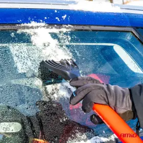 AMIO Veľká teleskopická kefa na sneh so škrabkou na ľad a stierkou 98-134cm_thumb6