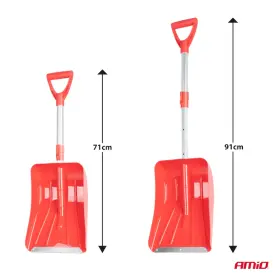 AMIO Výsuvná lopata na sneh s hliníkovou čepeľou 71-91cm_thumb5