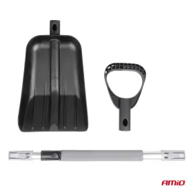 AMIO Teleskopická lopata na sneh s hliníkovou čepeľou 103-131cm_thumb5