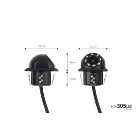 AMIO Parkovací asistent TFT02 4,3" s kamerou HD-305-LED 4-senzorové čierne Truck_thumb5