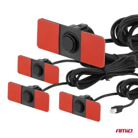 AMIO Parkovací asistent LED-GRAF 3D 4 senzorov čierna vnútorná 16,5mm_thumb5