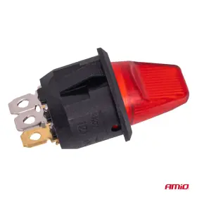 AMIO Prepínač s červeným podsvietením 20A 12V_thumb4