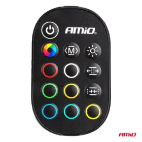 AMIO LED pásiky do auta s diaľkovým ovládaním viacfarebný RGB 2x30cm 12V_thumb8