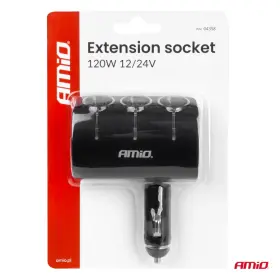 AMIO Predlžovacia zásuvka 12/24V 120W 90°_thumb7