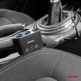 AMIO Predlžovacia zásuvka 2x USB-A 1x USB-C 12/24V 120W 70cm_thumb6