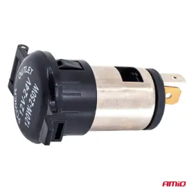 AMIO Prídavná elektrická zásuvka s klapkou 250W 12V 24V_thumb4