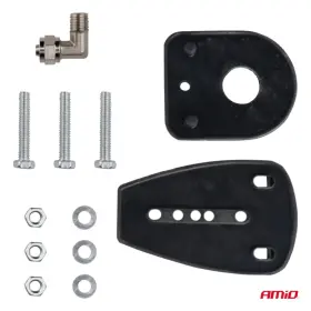 AMIO Zvuková signalizácia klaksónu chróm 520 mm 12V 24V HighTone_thumb5