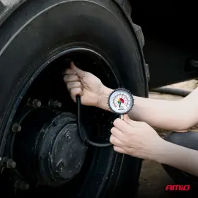 AMIO Analógový manometer s hadicou 30cm 12bar_thumb7