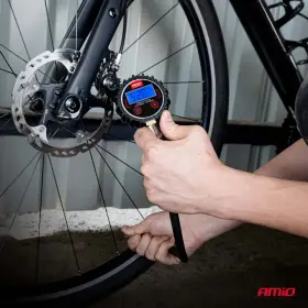 AMIO Digitálny manometer s hadicou a resetovacím ventilom 17 barov_thumb8