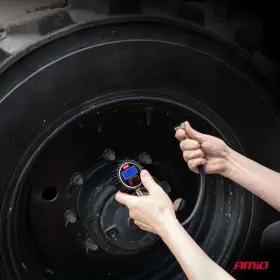 AMIO Digitálny manometer s hadicou a resetovacím ventilom 17 barov_thumb6