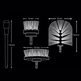 K2 BRILL SET PRO - Profesionálna sada kefiek na čistenie čalúnenia a plastov_thumb10