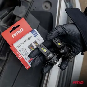 AMIO LED žiarovky hlavného svietenia Séria F25 PRO BLACK FULL CANBUS H4 H19 70W 12V/24V_thumb5