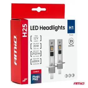 AMIO LED žiarovky hlavného svietenia Séria H25 CANBUS H1 12V 20W_thumb10